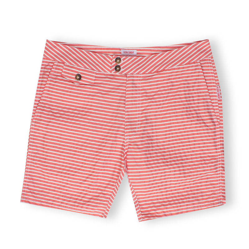 LANCE - RED & WHITE - ALOHA SUNDAY