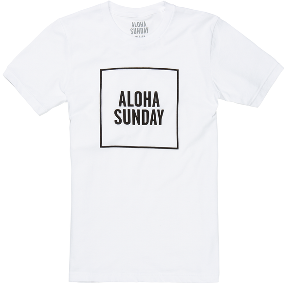 ALOHA BOXED - WHITE