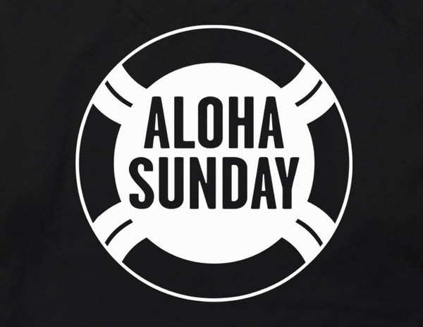 LIFESAVER (BK PRT) - BLACK - ALOHA SUNDAY