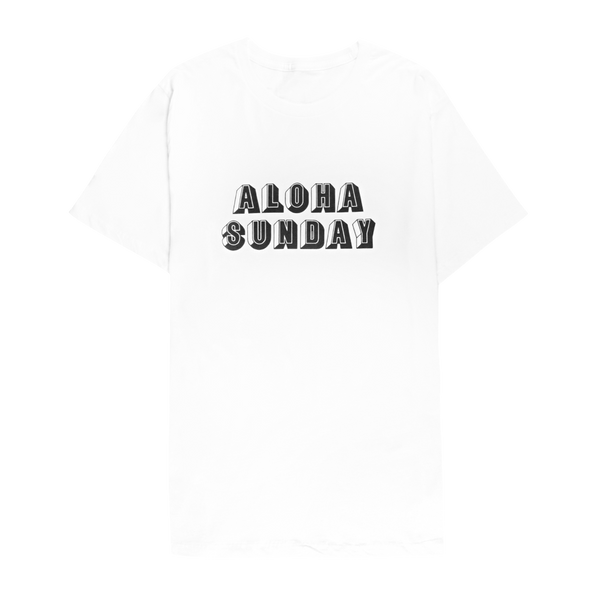 BLOCKED - WHITE - ALOHA SUNDAY