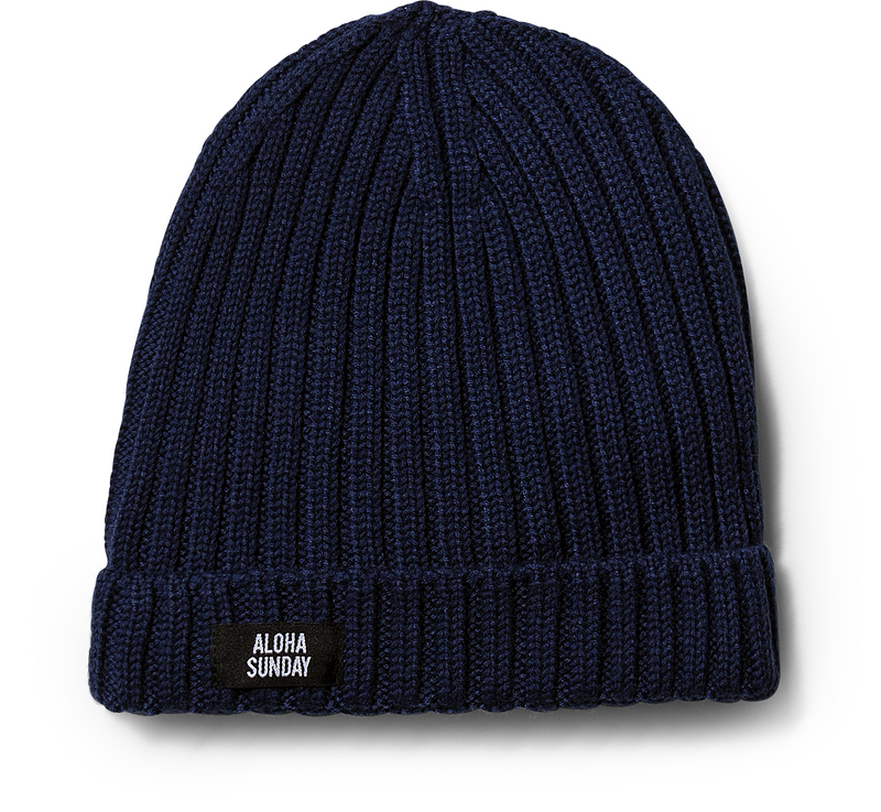 GROOMER BEANIE - NAVY - ALOHA SUNDAY