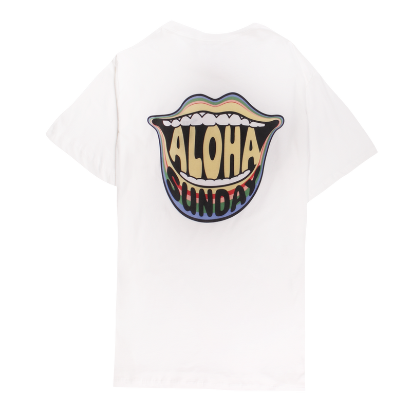 MOUTHFUL - WHITE - ALOHA SUNDAY