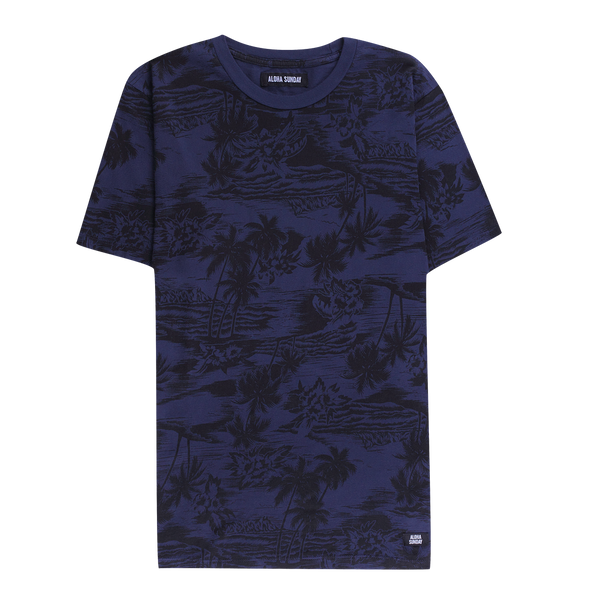 SEA LODGE T  - NAVY - ALOHA SUNDAY