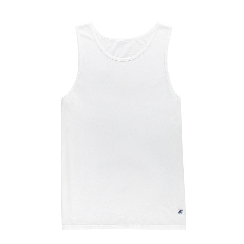 STAPLE TANK - WHITE - ALOHA SUNDAY