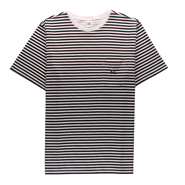 WALLIS STRIPE - BLACK - ALOHA SUNDAY