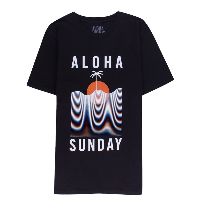 WATERLINE - BLACK - ALOHA SUNDAY