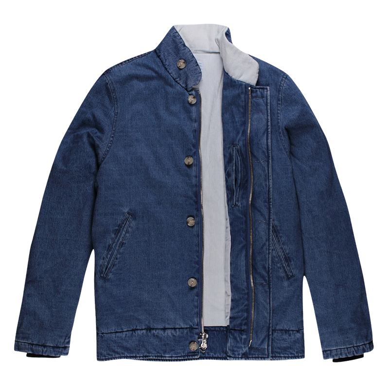 WOODSIDE DECK JACKET - WASHED DENIM - ALOHA SUNDAY