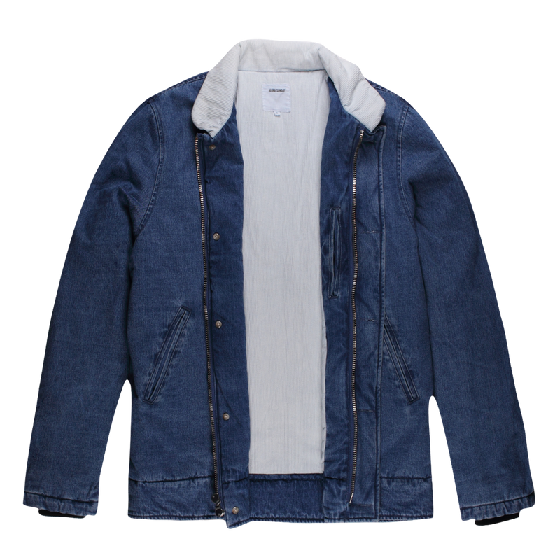 WOODSIDE DECK JACKET - WASHED DENIM - ALOHA SUNDAY