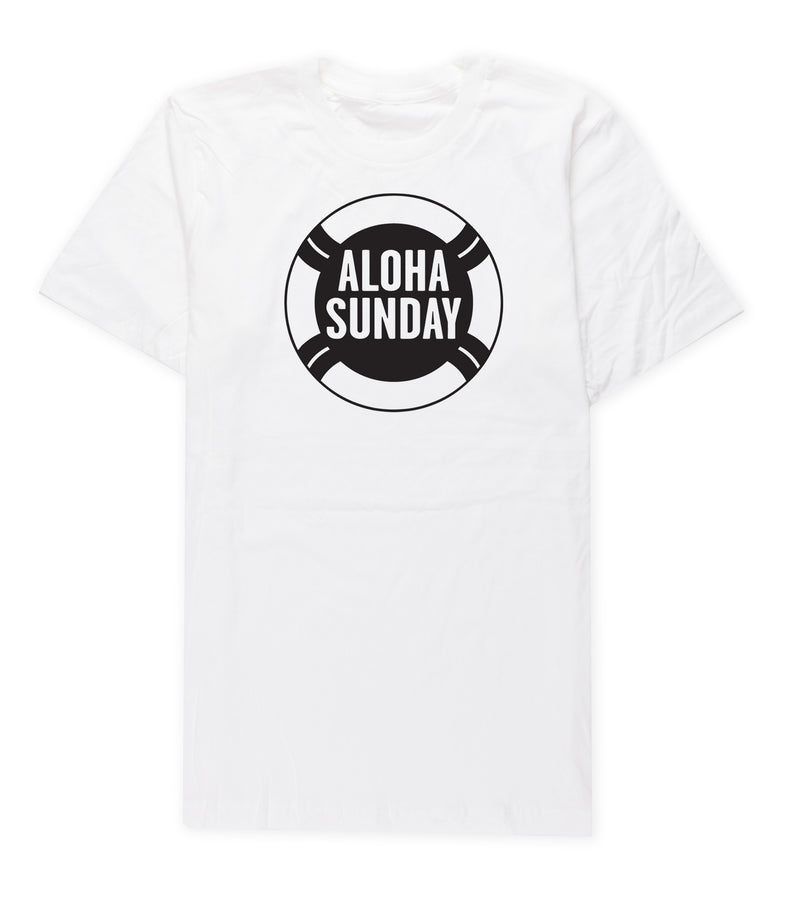 LIFESAVER (FRONT PRT) - WHITE - ALOHA SUNDAY